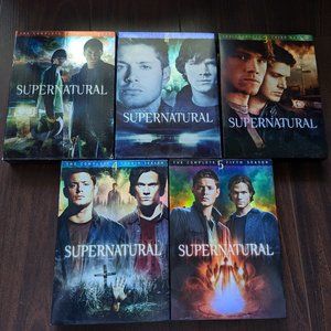 Supernatural TV DVD Seasons 1-5 Lot
